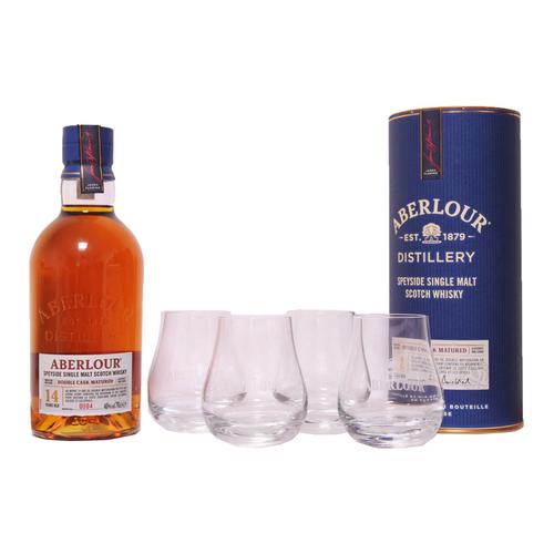 Whisky Aberlour 14 Ans 70cl + 4 Verres Malt