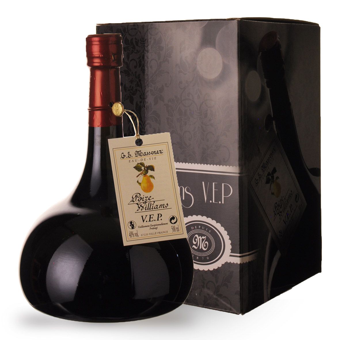 Eau-De-Vie Massenez Poire William Vep 50cl - Coffret