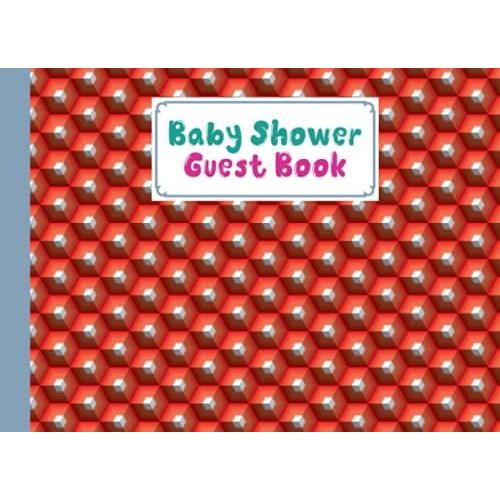 Baby Shower Guest Book: Cube Baby Shower Guest Book, A Mothers Historical Memory Book| Humorous Funny Mamie And Babies Guestbook| By Marion Fiedler