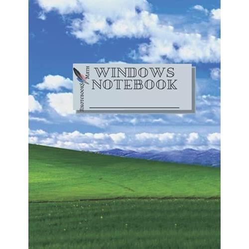 Windows Notebook, Journal, Diary 100 Pages Makes A Wonderful Daily Graph/Grid Notebook To Draw, Write, Journal, Take Notes, Make Lists, And Much More Creativity!