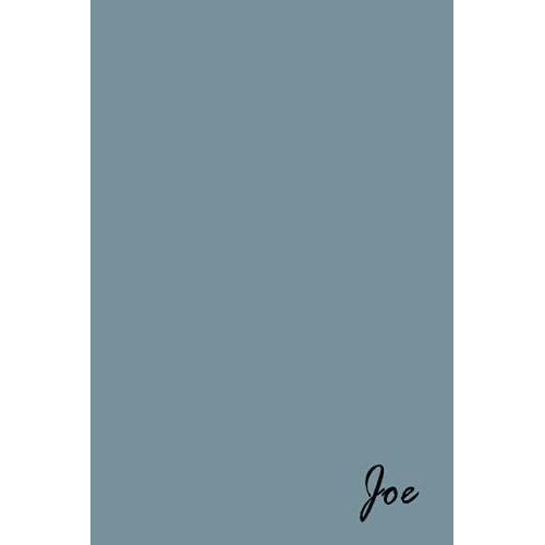 Joe Personalized Name Journals - Popular Pre-Printed Name On Journal Diary Cover, Blank Notebook Journal Book: 120 Lined Pages 6x9 Size, Cream Color ... Journal For Writing, And A Special Keepsake