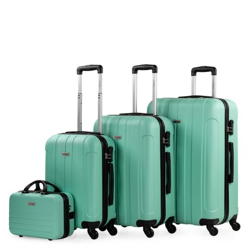 Maletas De Viaje ITACA. Juego Maletas 4 Ruedas - Juego De Maletas De Viaje - Juego Maletas De Viaje Ligeras. Candado De Combinacion 771100B