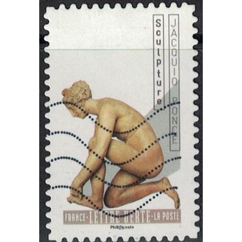 France 2019 Oblitéré Used Le Nu Dans L'art Sculpture Jacquio Ponce Y&t 1701