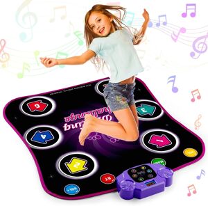 Tapis De Danse Musical LED Pour Enfants – 5 Modes De Jeu – Bluetooth – 93,5 X 80 Cm – Cadeau Noël Ou Anniversaire