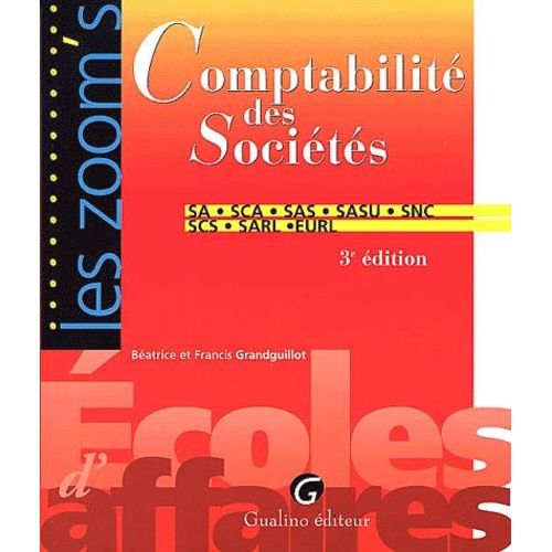 Comptabilité Des Sociétés