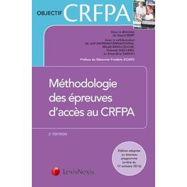 Méthodologie Des Épreuves D'accès Au Crfpa