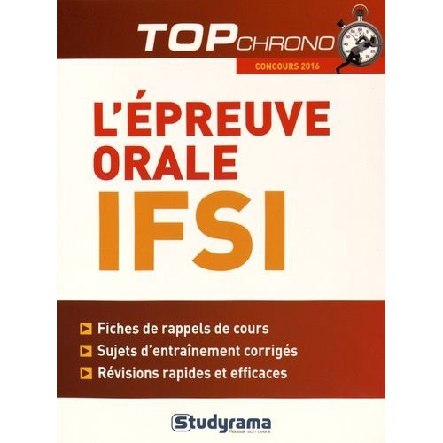 L'épreuve Orale Ifsi