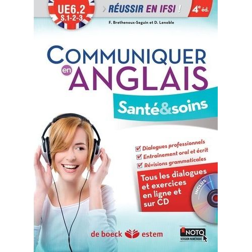 Communiquer En Anglais - Santé Et Soins, Ue 6.2, S1, 2, 3 (1 Cd Audio)