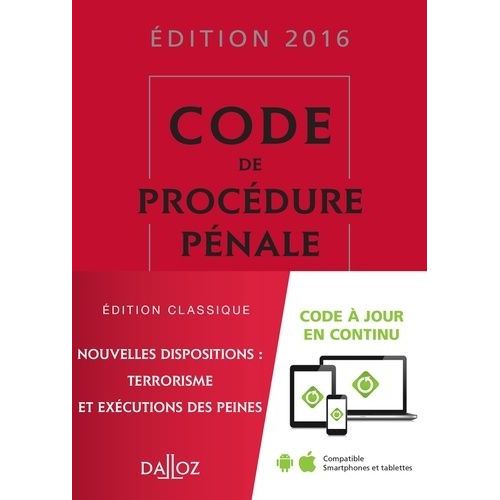 Code De Procédure Pénale