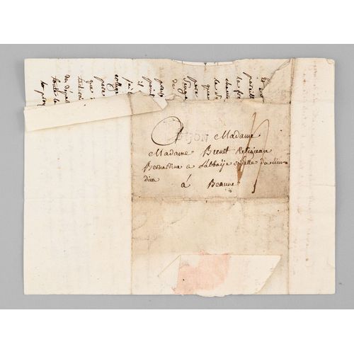 [ Belle L.As. Datée Du 11 Mai 1790, Adressée À Madame Brenet Religieuse Bernardine A L'abbaye Du Lieu-Dieu À Beaune ] "Dijon, 11 Mai 90. Il Ya Déjà L