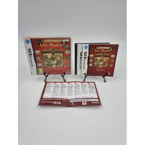 Jeu Nintendo Ds Professeur Layton Et La Boîte De Pandore En Boite, Complet (Vip Non Gratté)