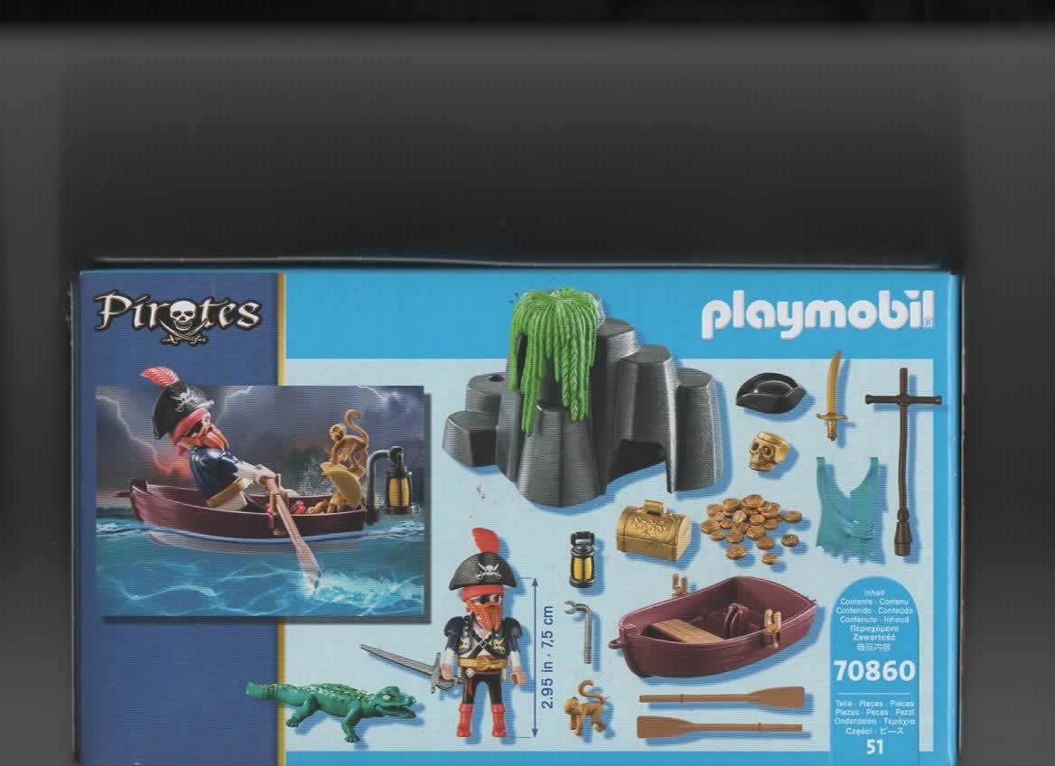 Playmobil Pirates 70860 - Ile au trésor (jamais ouvert)