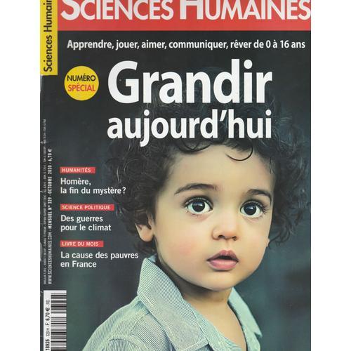 Sciences Humaines 329 Grandir Aujourd'hui