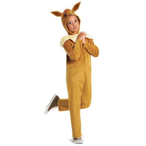 Déguisement Combinaison Evoli Pokémon Enfant - Taille: 10 - 12 Ans (137 - 149 Cm)