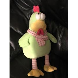 Peluche doudou Poule marron Fizzy 30 cm chez vous dès demain