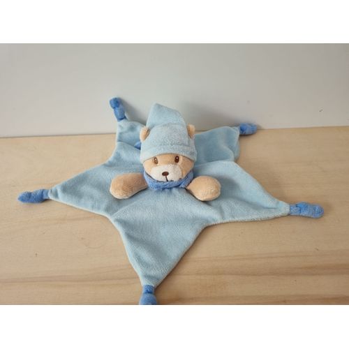 Doudou Ours Bleu Forme Etoile Cmp Cp