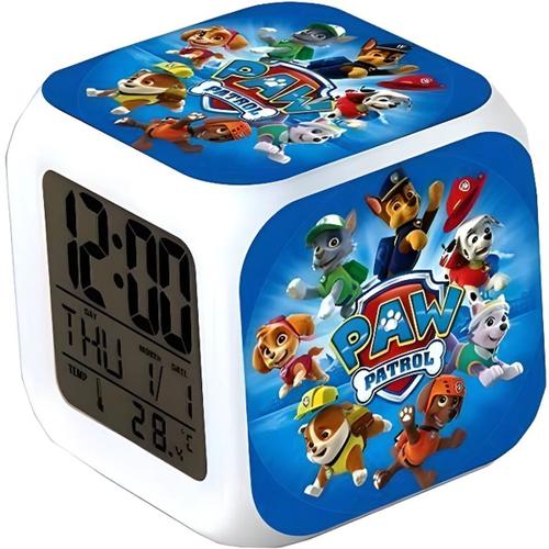 Paw Patrol La Pat¿ Patrouille Horloge Réveil De Sept Couleurs-Type4