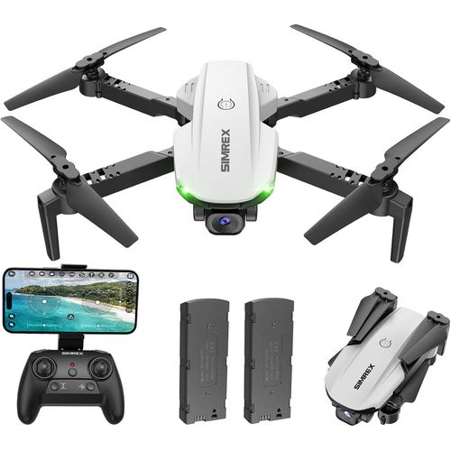 X800 Mini Drone Avec Caméra 1080p Hd Fpv,Quadcopter Rc Pliable,Maintien D'altitude,Flip 3d,Mode Sans Tête,Cadeaux Pour Enfants,Adultes,Débutant,Blanc.[W153]-Marque Générale