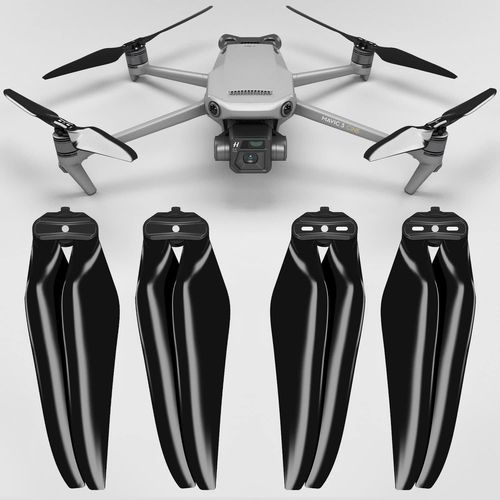 Hélices Stealth Pour Dji Mavic 3-Noir,4 Pièces.[W176]-Marque Générale