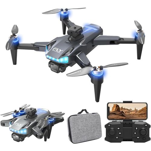 Drone Avec Caméra,Drone Enfant,Drone Avec Camera Adulte,Quadcopter Rc Pliable Pour Débutants,Transmission Wifi,Moteur Sans Balais,Évitement D'obstacles 360°,2 Batteries Rechargeable.[W89]-Marque Générale