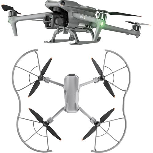 Jambe De Suspension Air 3s Et Protection D'hélice Pour Accessoires Dji Air 3s,Blocage Rapide Air 3 Pour Drone,Protection D'hélice Combo.[W275]-Marque Générale