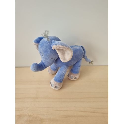 Doudou Éléphant Bleu Nicotoy