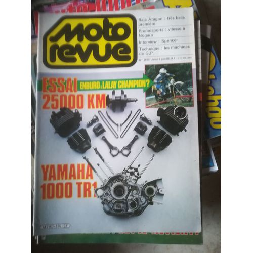 Moto Revue 2610 De 1983 Baja Aragon,Spencer,Yamaha 1000 Tr1,Aprilia 125 Rotax,Tourist Trophy,Mende