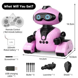 Jouets Pour Garçons Et Filles De 6 À 10 Ans, Cadeaux Robot Télécommandé  Enfants, Jouets Robotiques Programmables Intelligents [756] - Cdiscount  Jeux - Jouets