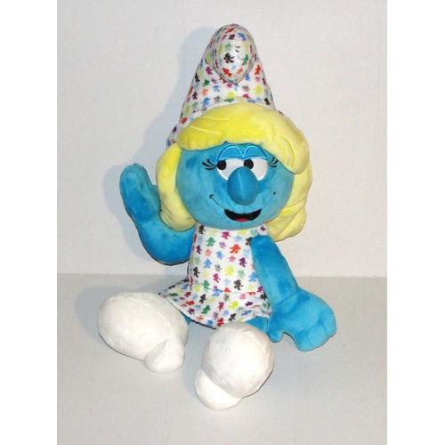 Peluche Schtroumpfette Smurfs 48 Cm Grand Model Smurfette Les Schtroumpfs Peyo Kmb