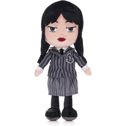 Posh Paws Wednesday Addams In Nevermore School Uniform 32cm Soft Plush Toy