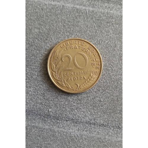 Pièce De 20 Centimes 1972
