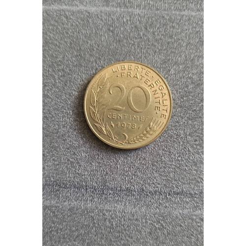 Pièce De 20 Centimes 1978