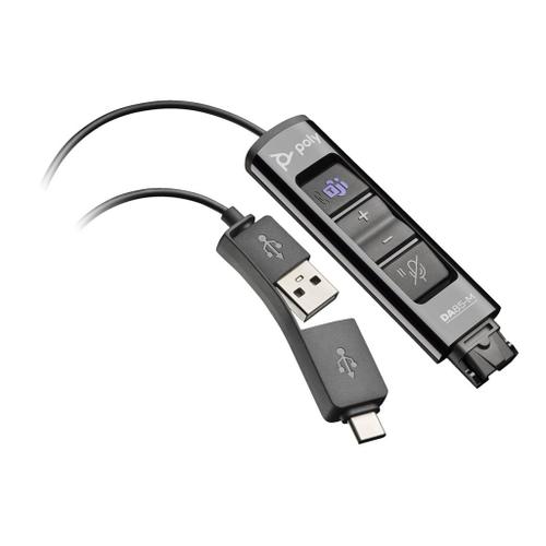 Poly DA85-M - Carte son - USB - pour Victus by HP Laptop 16; Laptop 14, 15, 17; Pavilion Plus Laptop 14, 16