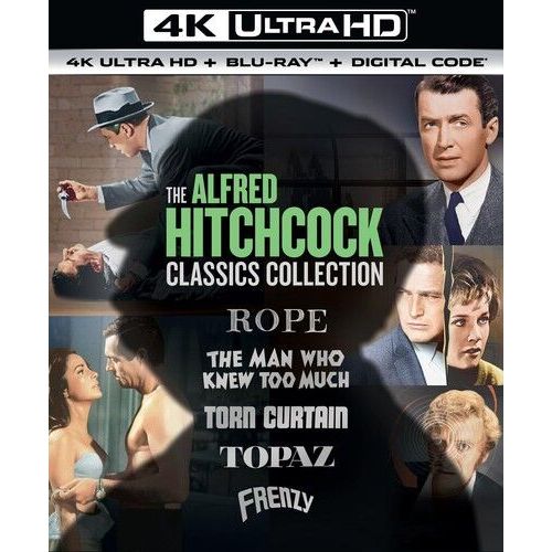 The Alfred Hitchcock Classics Collection [Ultra Hd] With Blu-Ray, 4k Mastering, Boxed Set, Digipack Packaging, Digital Copy, Slipsleeve Packaging, Subtitled