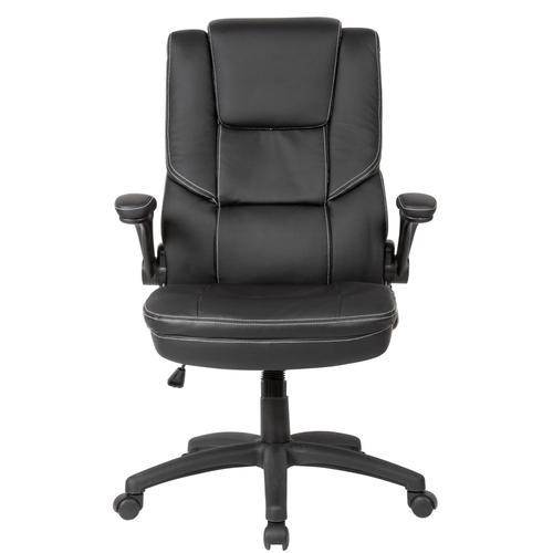 Chaise De Bureau Cuir Synthétique Noir Chaise De Bureau Pivotante Fauteuil De Bureau 120 Kg