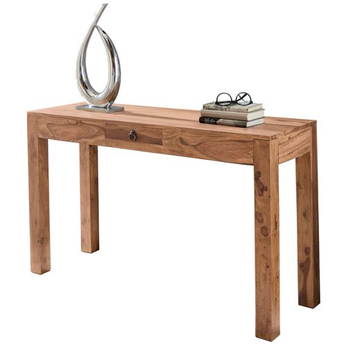 Table Console Bois Massif 120x70x40cm Table De Couloir Table De Bureau