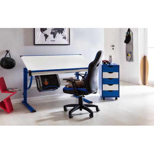 Chaise De Bureau Enfant Chaise Pivotante Fauteuil Tissu Ergonomique