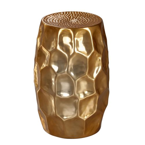 Table D'appoint Metal 30x47x30cm Table Basse De Salon Ronde Orientale