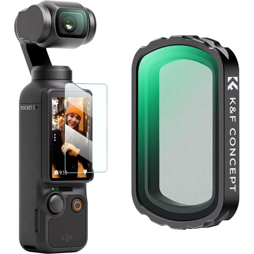 Filtre Black-Mist 1/4 Black Diffusion Magnétique Compatible Avec Dji Osmo Pocket 3 Nano-Revêtements Étanche Anti Des Rayures Léger Hd-Marque Générale