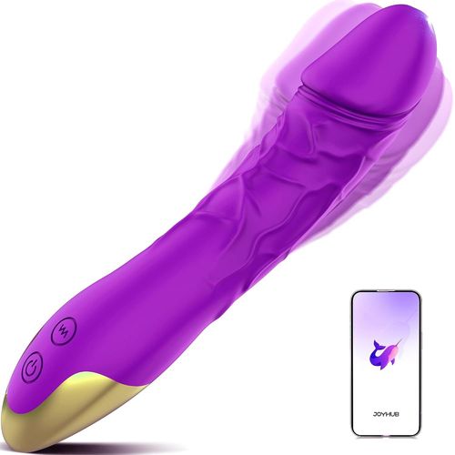 Vibromasseurs Feminin Clitoridien Puissant Godemichets,Sex Toýs Femme Vibromasseur,10 Modes Gode Vibro-Masseur Sex Toys Anals,Portable Sextoyse Femme Connectée Sextoy,Dildo Sextoyse Couple Plaisir