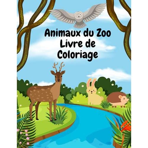 Animaux Du Zoo Livre De Coloriage: Livre D'activit©S Pour Enfants | Pages D'animaux Mignons Colorier (French Edition)