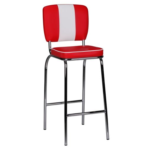 Tabouret De Bar Chaise De Bar 40x110x38cm Tabouret Bistro Retro Amérique