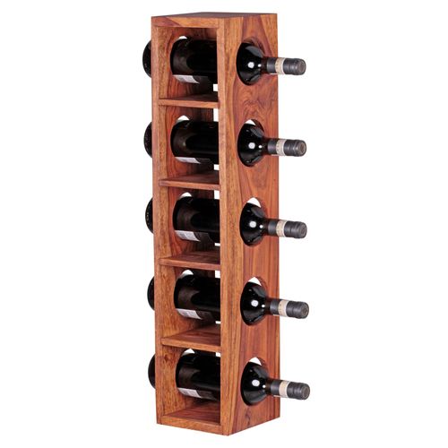 Casier À Vin Bois Massif Porte-Bouteilles De Vin Range Bouteilles 70 Cm