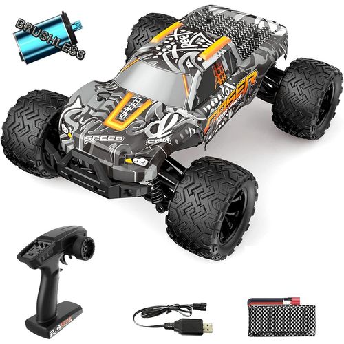 Voiture Télécommandée Tout Terrain,Truggy 45km/H 1/14 4wd 2,4g Pleine Échelle,Protection Contre Les Interférences,Voiture De Course Haute Vitesse Cadeau Pour Enfant Adulte