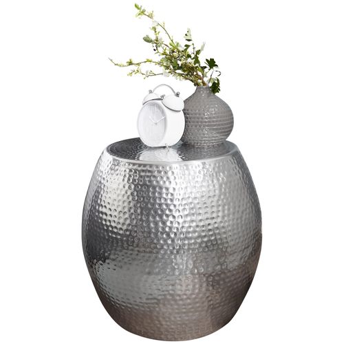 Table D'appoint Métal 42x42x42 Cm Table Basse Design Bout De Canapé Rond