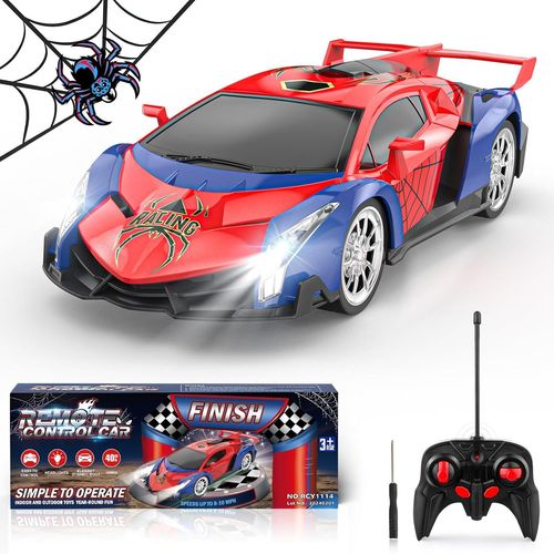 Voiture Télécommandée,1:18 Voiture de Course Sport Cadeau Enfant Jouet Garçon Fille 3 4 5 6 7 8 Ans Voiture Radiocommandée à Batterie Jeux Intérieur Extérieur Véhicule Téléguidée RC Drift Cars