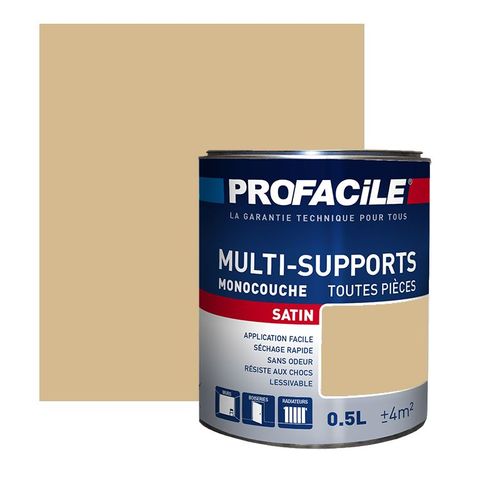 Peinture intérieure multi-supports, PROFACILE 0.5 litre Bambou