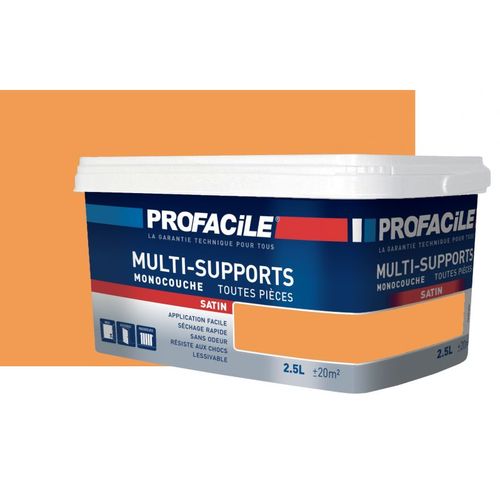 Peinture intérieure multi-supports, PROFACILE 2.5 litres Clementine