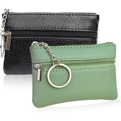 Lot de 2 sacs à clés-Étui pour clés de voiture-Convient pour les clés de maison,clés de voiture,porte-monnaie,peut également être utilisé comme cadeau