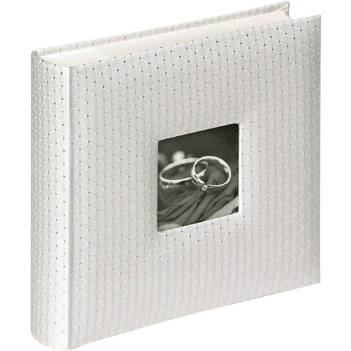 Me-160 White Photo Album 200 Photos 10 X 15 Cm Memo Insert Book Cover Textile Cover With Cut-Out Cover,Glamorous Wedding